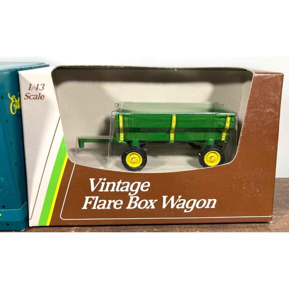 Ertl John Deere 630LP Tractor & Flare Box Wagon Diecast 1/43 Lot Railway Design - Picture 3 of 8